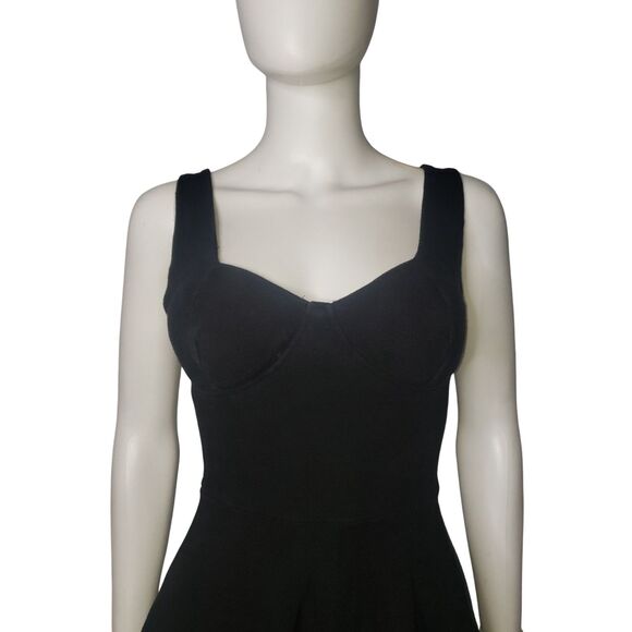 energie Black Fit and Flare Romper Womens Small Sleeveless Bustier Bodice Skater - Picture 3 of 7